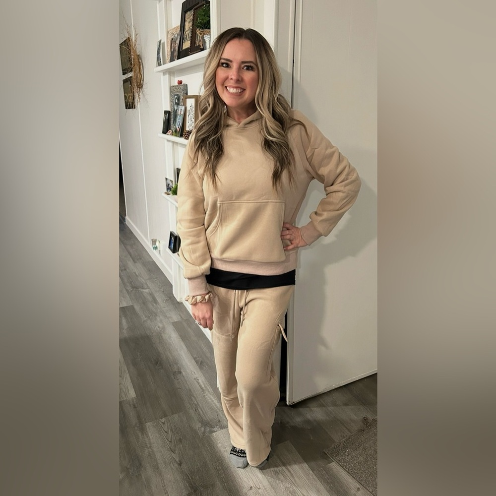 Automet (Amazon) Women's Tan Lounge Set